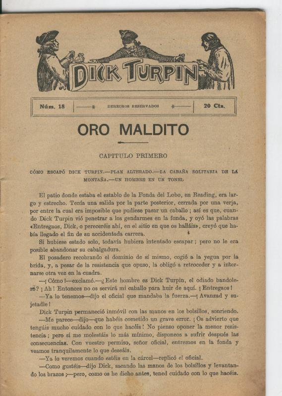 Folletin: Dick Turpin numero 18