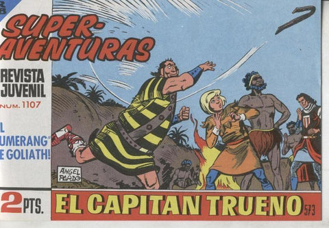 El Capitan trueno facsimil numero 573: El Bumerang de Goliath