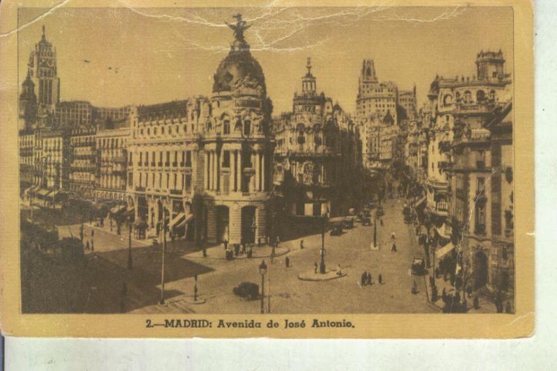 Postal 013282: Avenida de Jose Antonio de Madrid