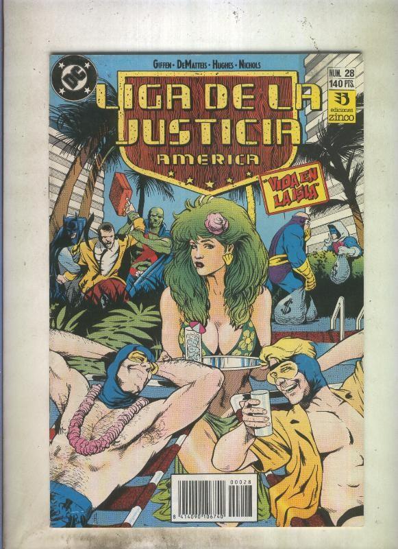 Liga de la Justicia America numero 28 (numerado 3 en trasera)