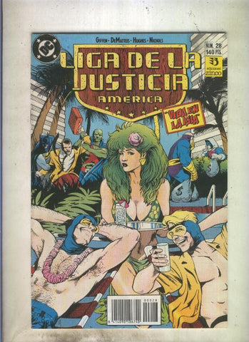 Liga de la Justicia America numero 28 (numerado 3 en trasera)