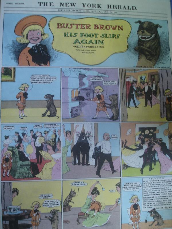 Pagina doble de Buster Brown