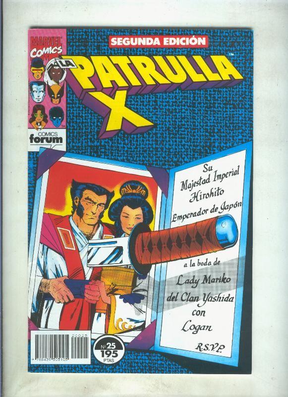 La Patrulla X volumen 1 segunda edicion numero 25 (numerado 2 en trasera)