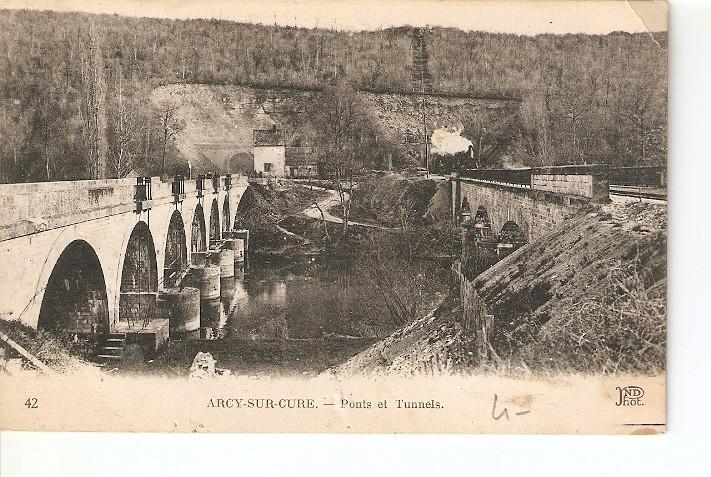 Postal 022201 : Ponts et Tunnels, Arcy-Sur-Cure