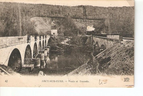 Postal 022201 : Ponts et Tunnels, Arcy-Sur-Cure