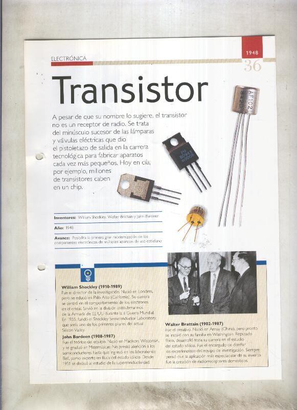 Transistor:  son 4 paginas y 