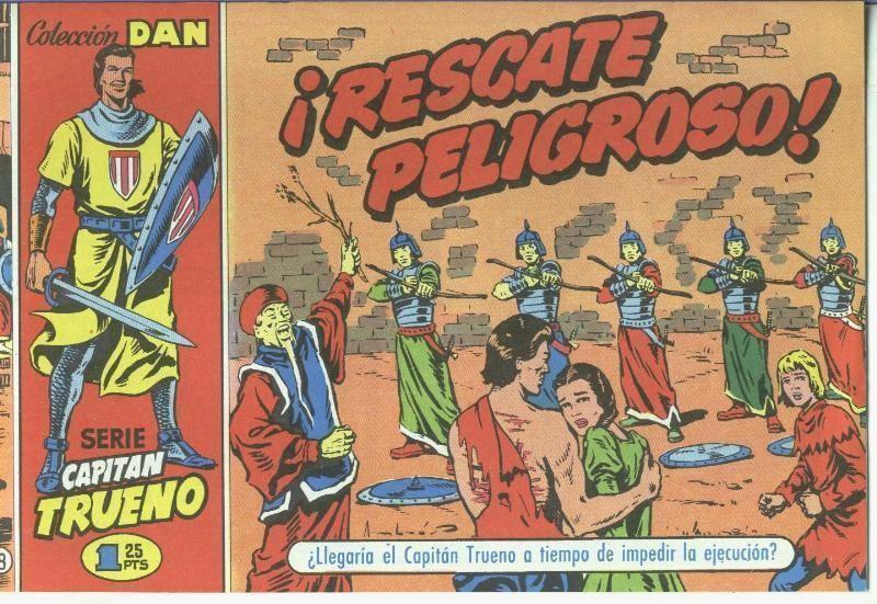 El Capitan Trueno facsimil El Periodico numero 018: Rescate peligroso
