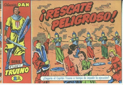 El Capitan Trueno facsimil El Periodico numero 018: Rescate peligroso