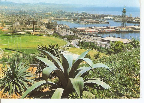 Postal 040987 : Barcelona. Vista parcial desde Montjuich