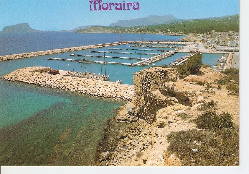 Postal 042869 : Moraira (Alicante). Vista del puerto