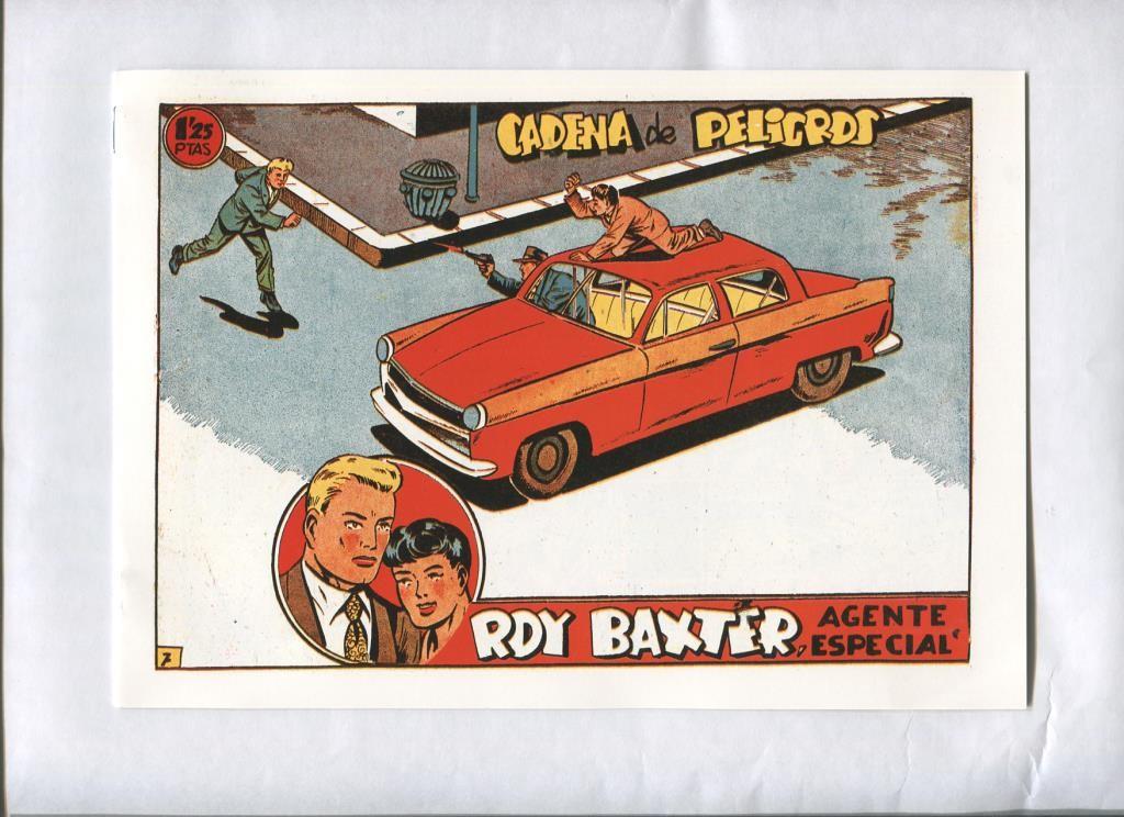 Facsimil: Roy Baxter numero 07: Cadena de peligros