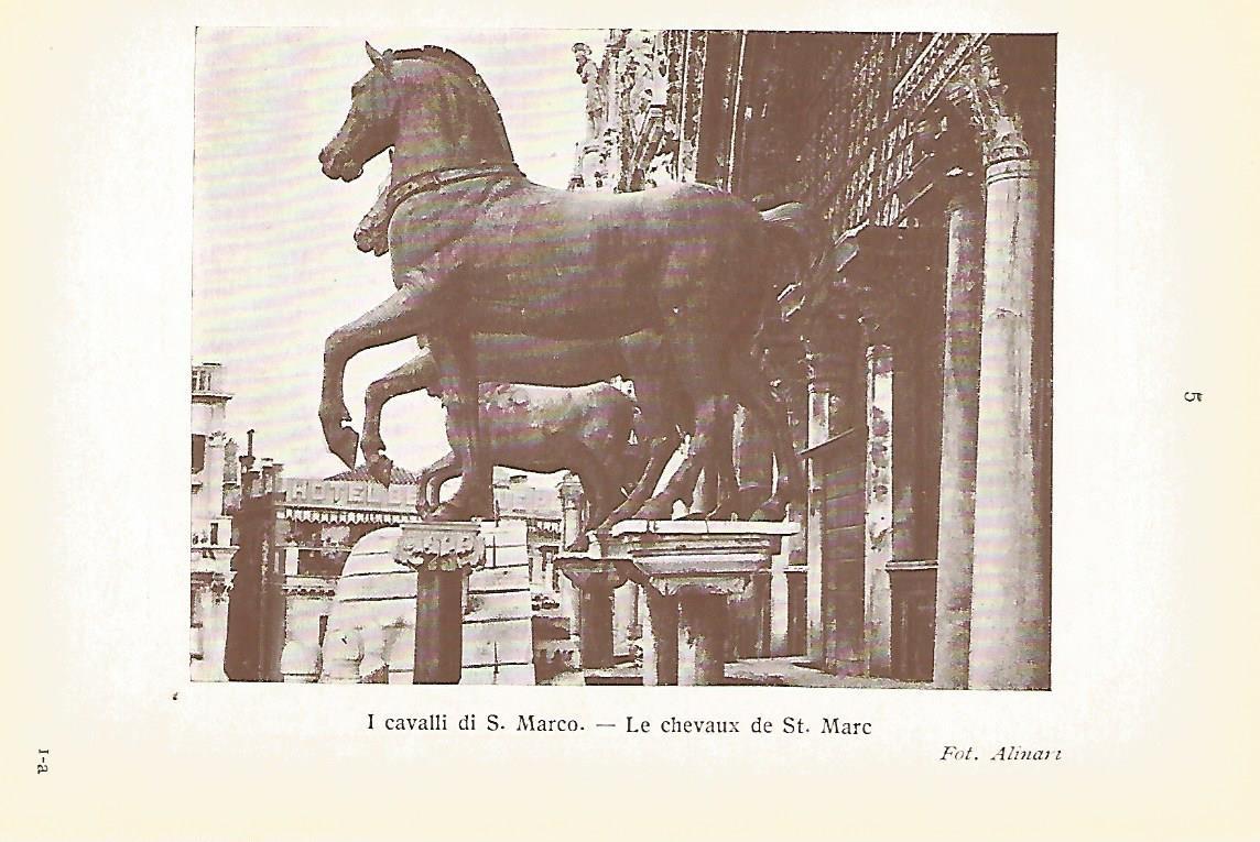 Lamina 159: VENEZIA. Basilica de San Marcos:  Los caballos de San Marcos