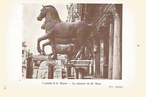 Lamina 159: VENEZIA. Basilica de San Marcos:  Los caballos de San Marcos