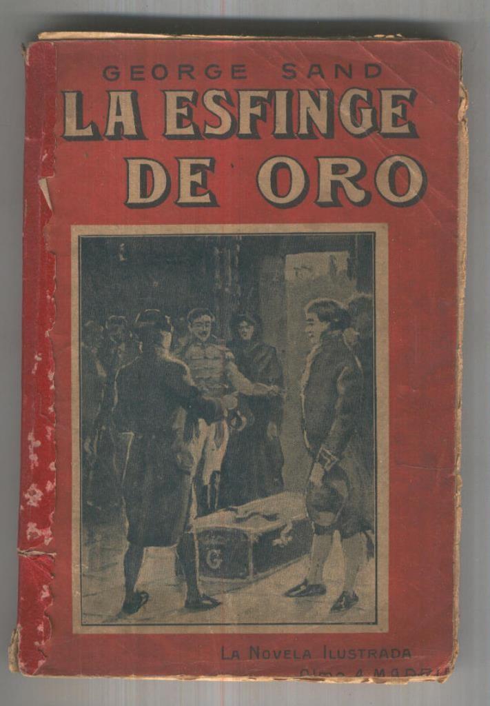 La novela ilustrada: La esfinge de oro (aviejada, alguna hoja suelta)