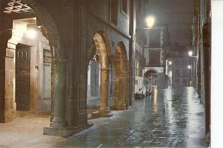 Postal 050257 : Santiago de Compostela. Rua del Villar. nocturna