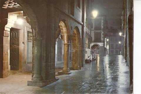 Postal 050257 : Santiago de Compostela. Rua del Villar. nocturna