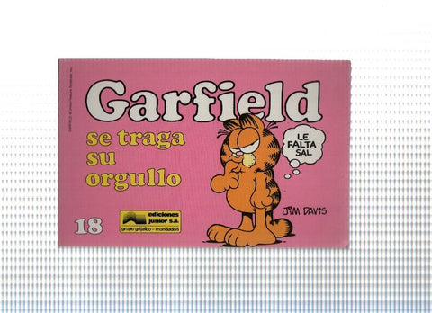 GARFIELD Numero 18: SE TRAGA SU ORGULLO - JIM DAVIS (1989)