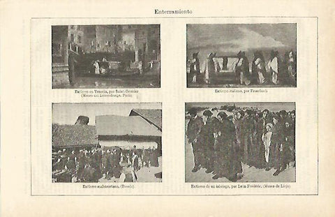LAMINA ESPASA 16495: Enterramiento