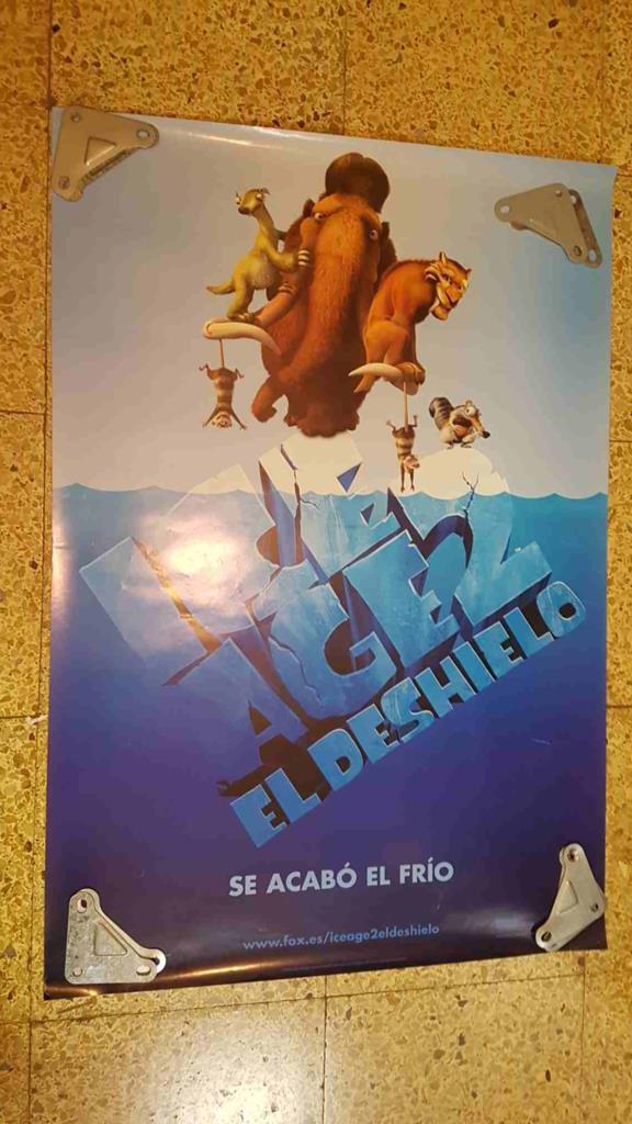 Poster de cine: Ice Age 2, el deshielo. Se acabo el frio
