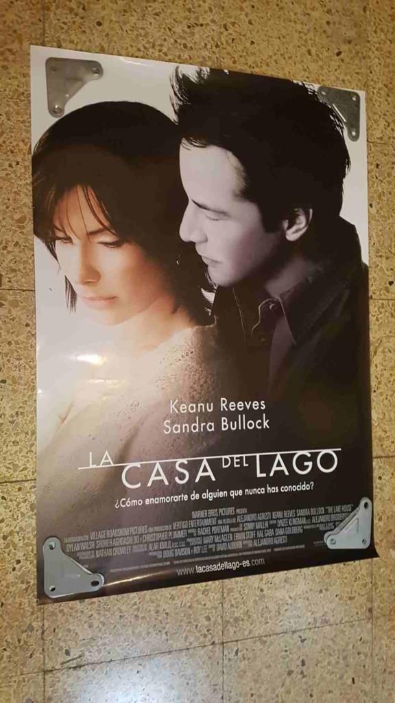 Poster de cine: La casa del lago con Keanu Reeves y Sandra Bullock