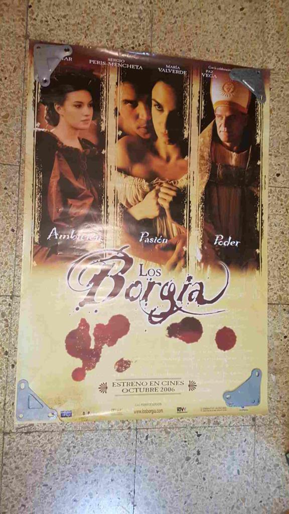 Poster de cine: Los Borgia (2006) con Lluis Homar, Paz Vega