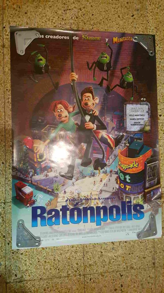 Poster de cine: Ratonpolis, de los creadores de Shrek y Madagascar