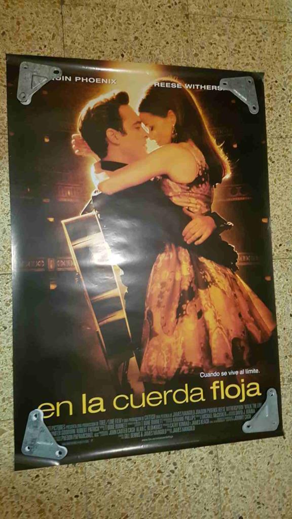 Poster de cine: En la cuerda floja con Joaquin Phoenix y Reese Whiterspoon