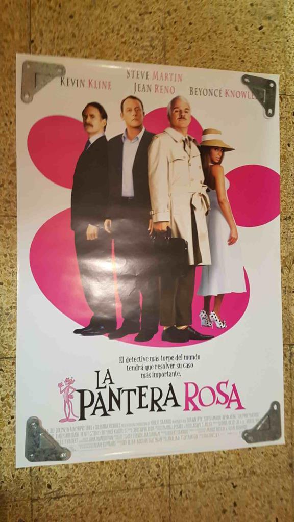 Poster de cine: La pantera rosa con Steven Martin, Jean Reno, Kevin Kline