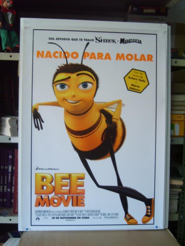 Poster de cine: Bee Movie, nacido para molar. Dreamworks