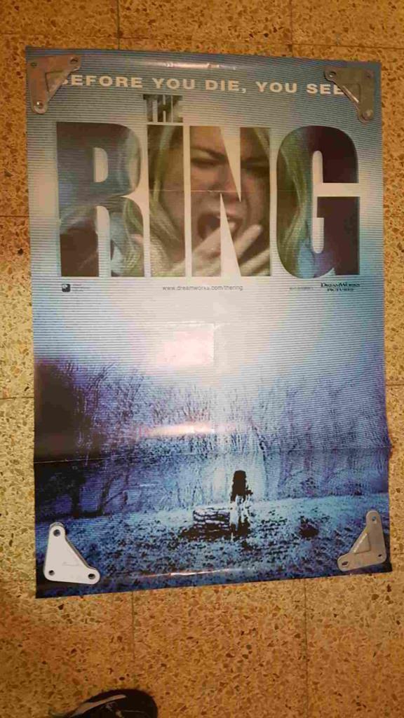 Poster de cine: The Ring con Naomi Watts, Brian Cox, Martin Henderson