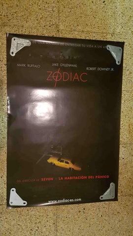 Poster de cine: Zodiac con Robert Downey Jr, Mark Ruffalo