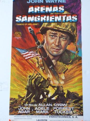 Poster cine: Arenas sangrientas (John Wayne)
