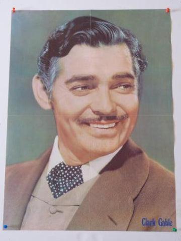 Poster cine: Clark Gable, en la otra cara imagen de Rita Hayworth