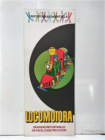 RECORTABLES SALVATELLA : LOCOMOTORA - Grandes Recortables de Facil Construccion