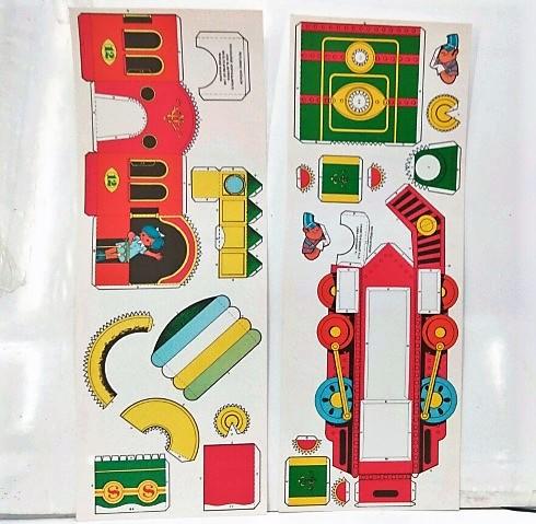 RECORTABLES SALVATELLA : LOCOMOTORA - Grandes Recortables de Facil Construccion