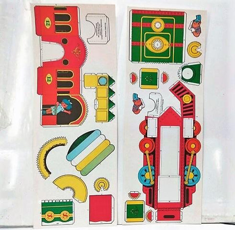 RECORTABLES SALVATELLA : LOCOMOTORA - Grandes Recortables de Facil Construccion