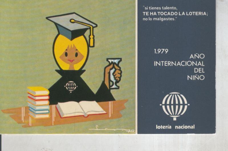 Postal 011046: Loteria Nacional: 1979 año internacional del niño