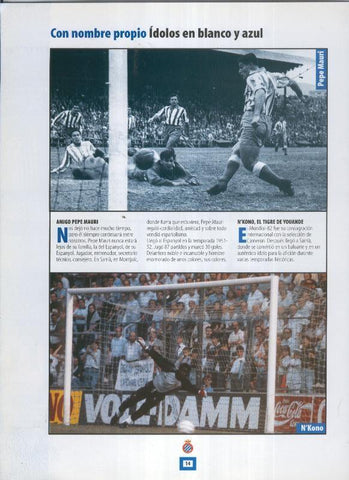 Espanyol Lamina 05: Pepe Mauri y N ´kono