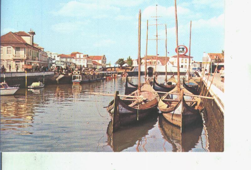 Postal 014398: Canal central de Aveiro, Portugal