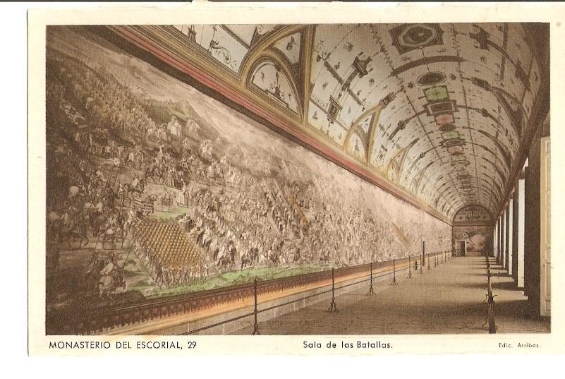 Postal 027443 : Monasterio del Escorial, 29. Sala de las Batallas