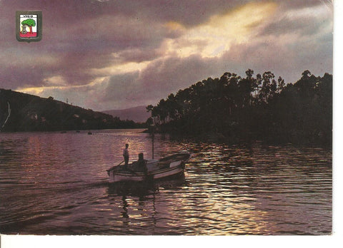 Postal 037672 : Ria de Vigo. Atardecer en Redondela