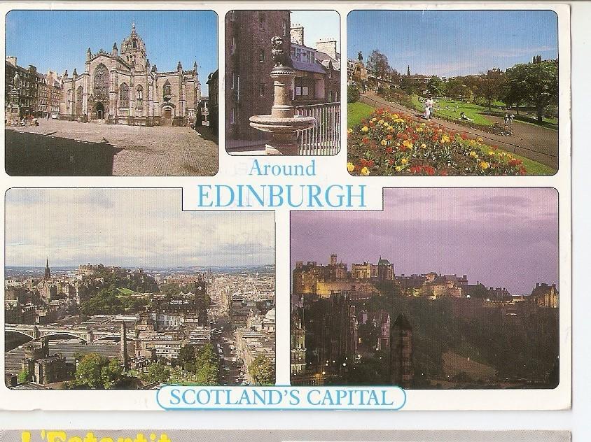 Postal 042342 : Scotlands Capital. Around. Edinburgh