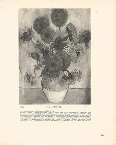 LAMINA 1361: VAN GOGH. Sunflowers