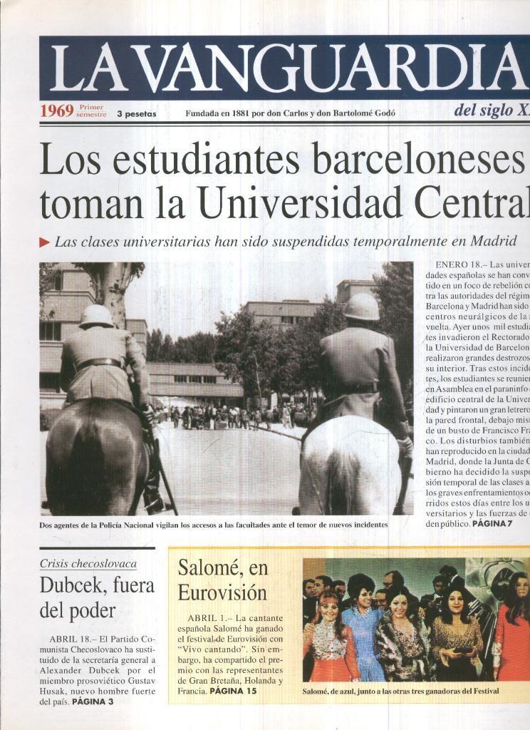 La Vanguardia 1969 Primer semestre