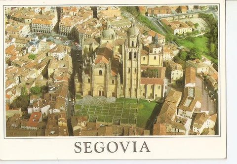 Postal 049178 : Segovia. La Catedral (vista aerea)