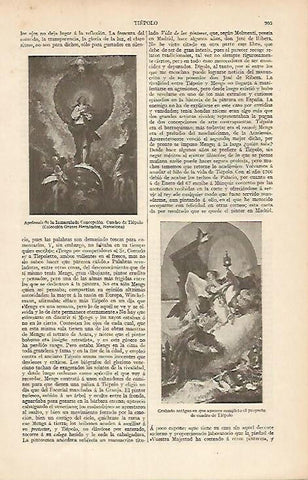 LAMINA ESPASA 8418: Appoteosis de la Inmaculada Concepcion de Tiepolo