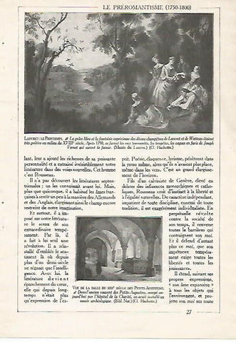 LAMINA 3871: LANCRET: LA PRIMAVERA