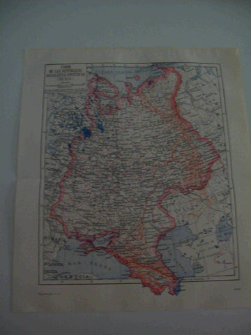 LAMINA ESPASA 17067: Mapa de la URSS
