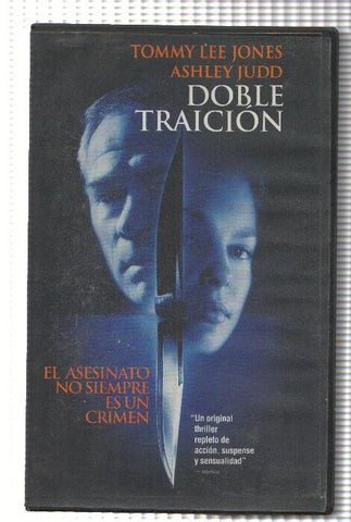 VHS-Cine: DOBLE TRAICION - Tommy Lee Jones