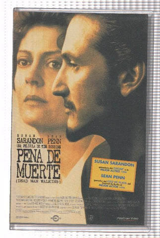 VHS-Cine: PENA DE MUERTE - Susan Sarandon, Sean Penn